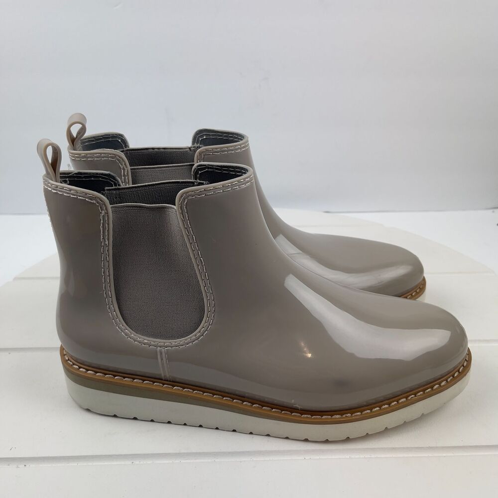 Steve Madden Womens Size 10  Puddles Rain Boots Gray